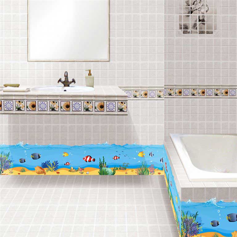 banyo için eğlenceli duvar yapıştırmaları