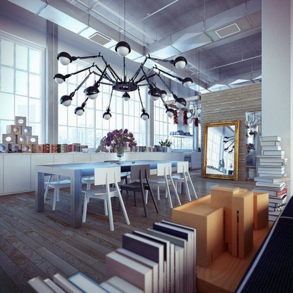 loft daire dekorasyonu 5