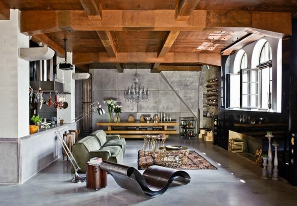 loft daire dekorasyonu 9