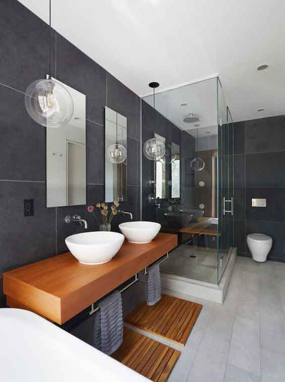 çift lavabo dekorasyonu