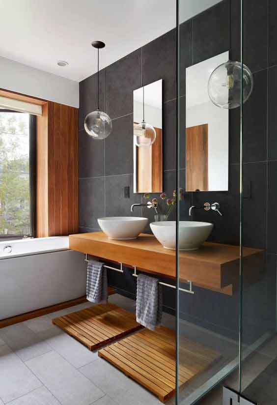 çift lavabo dekorasyonu