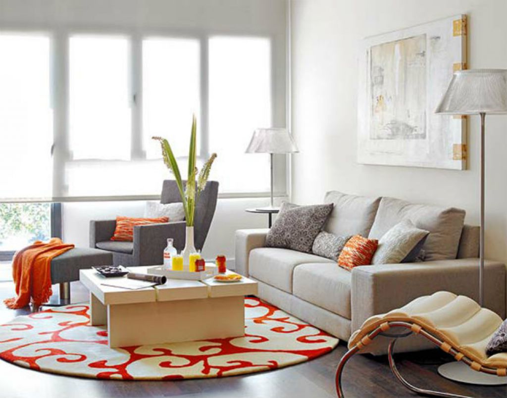 living-room-with-sofa-and-round-area-rug