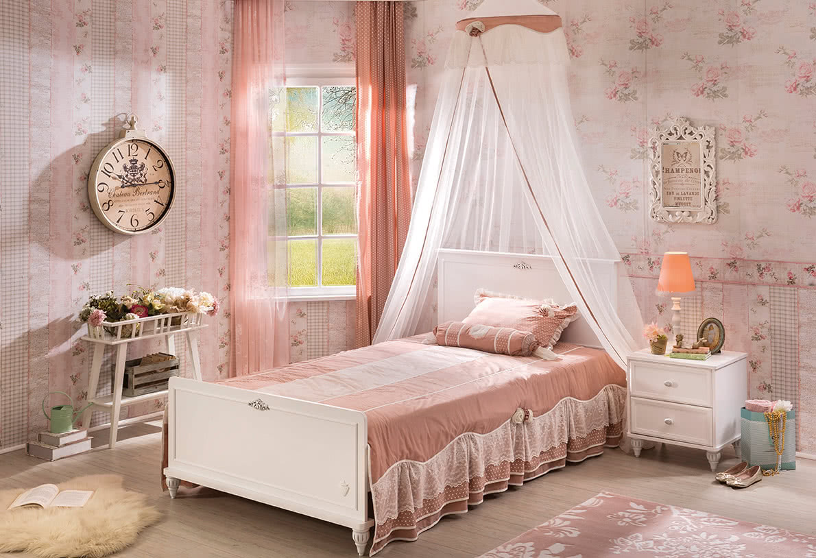 çilek romantica genç odası modeli