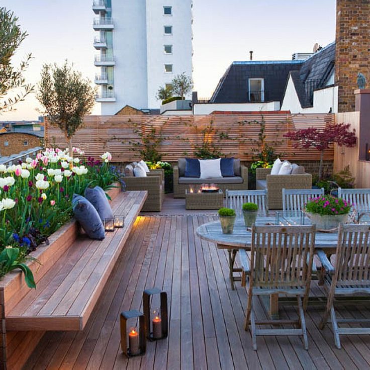balkon dekor örneği