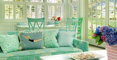 en trend mint yeşili dekroasyonları