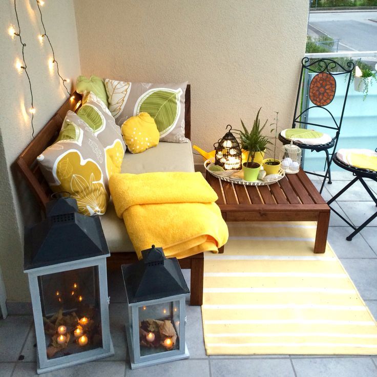 son moda balkon dekorasyonu