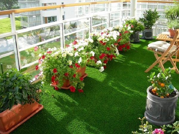 şık balkon dizaynı