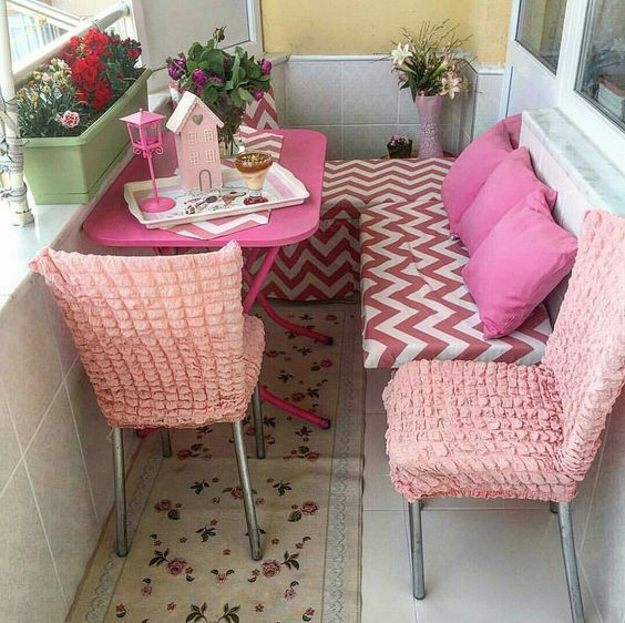 2017 küçük balkon dekorasyonu