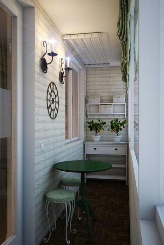 küçük balkon dekorasyon