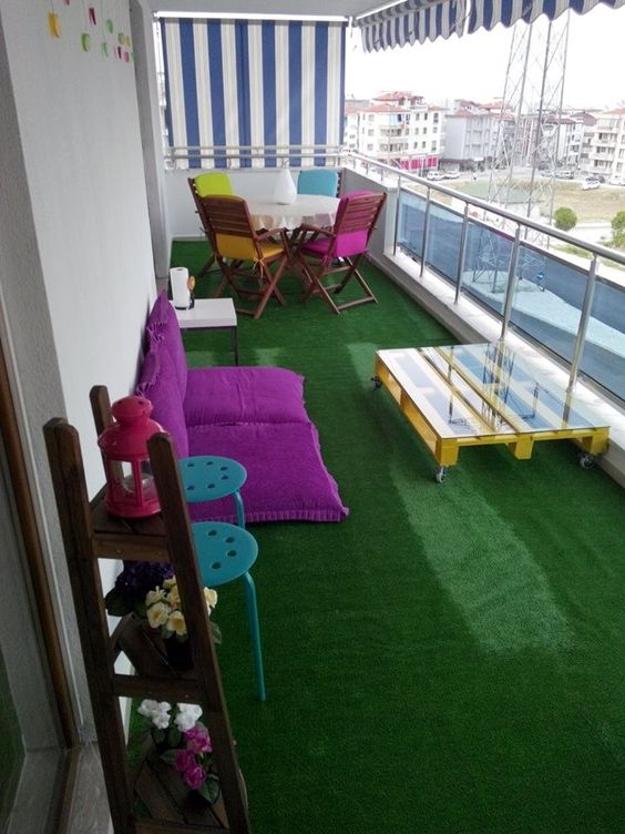 otantik balkon dekorasyonu