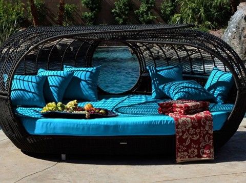bahçe mobilya modelleri bambu