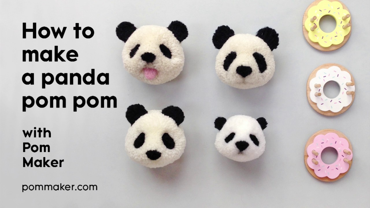 Best Ponpondan Panda Nasıl Yapılır? – ponpondan oyuncak yapımı