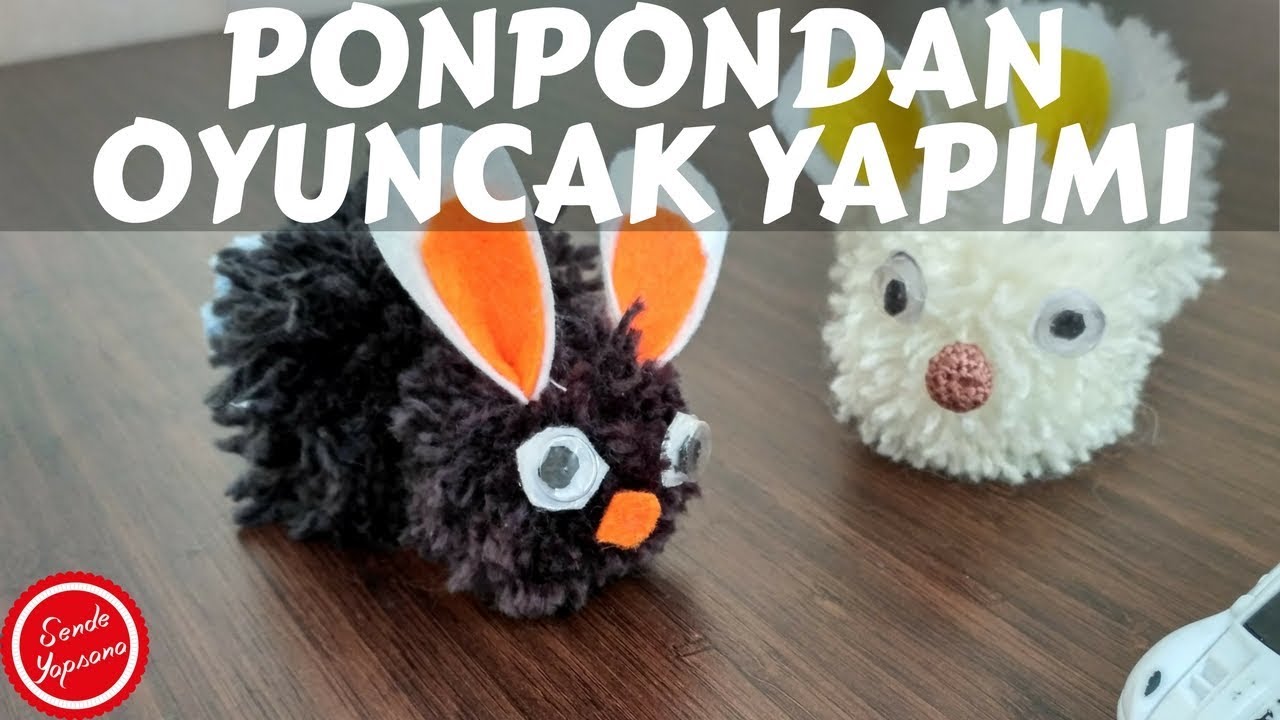 Unique Making Toys From Pom Pom ponpondan oyuncak yapımı