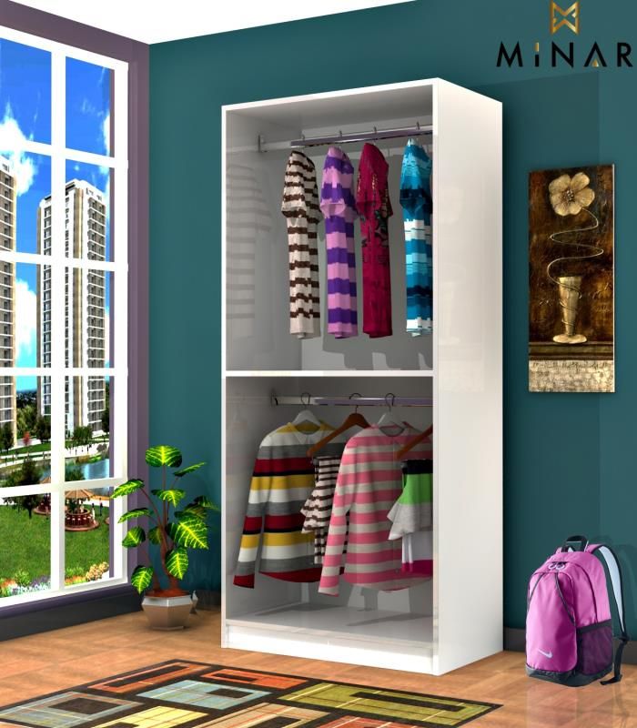 Beautiful MİNAR GRANİKOS 2 KAPAK 2 2018 Casa Elbise Dolapları