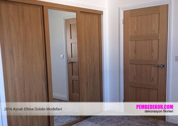 Luxury şık aynalı elbise dolapları 2018 Casa Elbise Dolapları
