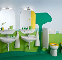 Awesome Çocuklar Çocuklar İçin Banyo Dekorasyonu